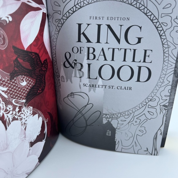 SIGNED LitHaven Boutique: King of Battle and Blood by Scarlett St.Clair - Picture 6 of 8